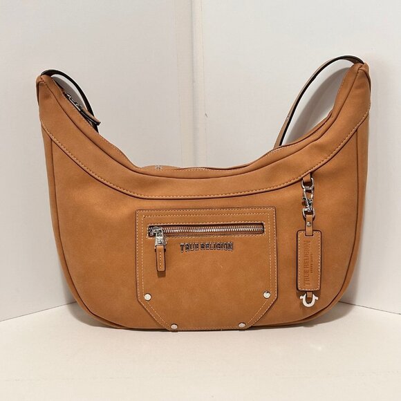 True Religion Handbags - True Religion Tan Crossbody Bag
